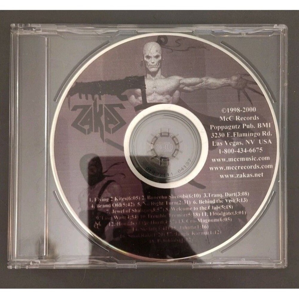 ZUKES CD MeC Records 1998-2000 Rare Las Vegas Indie Rap Hip Hop Behind The Veil